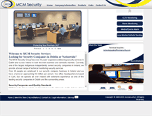 Tablet Screenshot of mcmsecurity.com